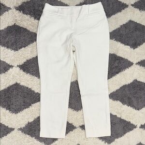 Ann Taylor LOFT the riviera pant Julie white capris size 0